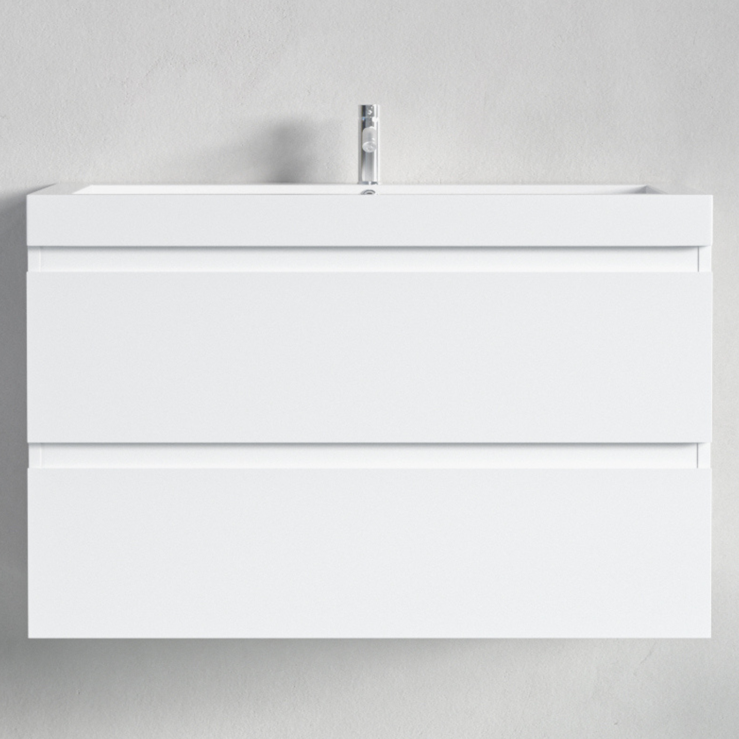 MONACO Glänzend Weiß - Waschbecken weiß - 80 cm