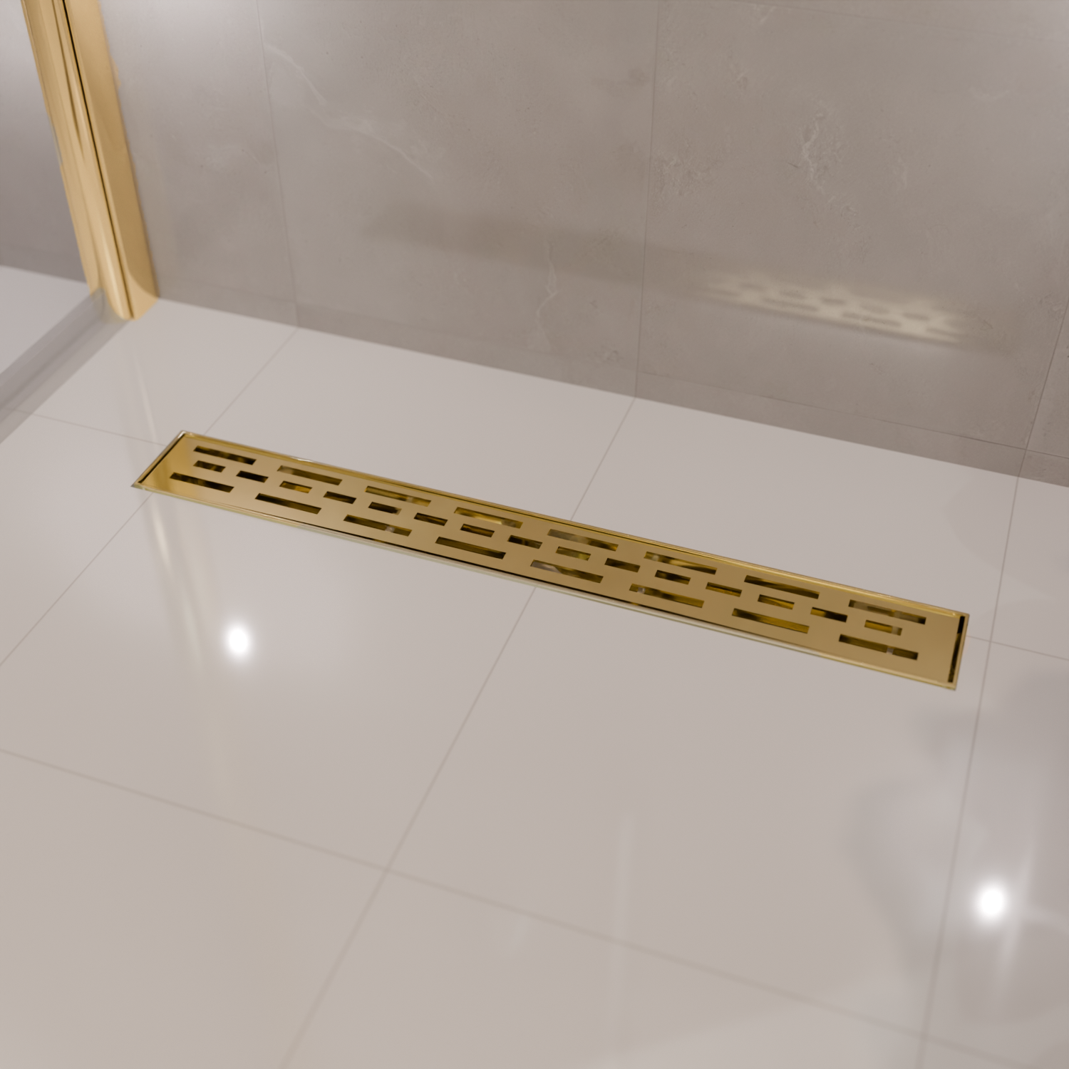 Duschrinne Cayma 70 cm - Gold