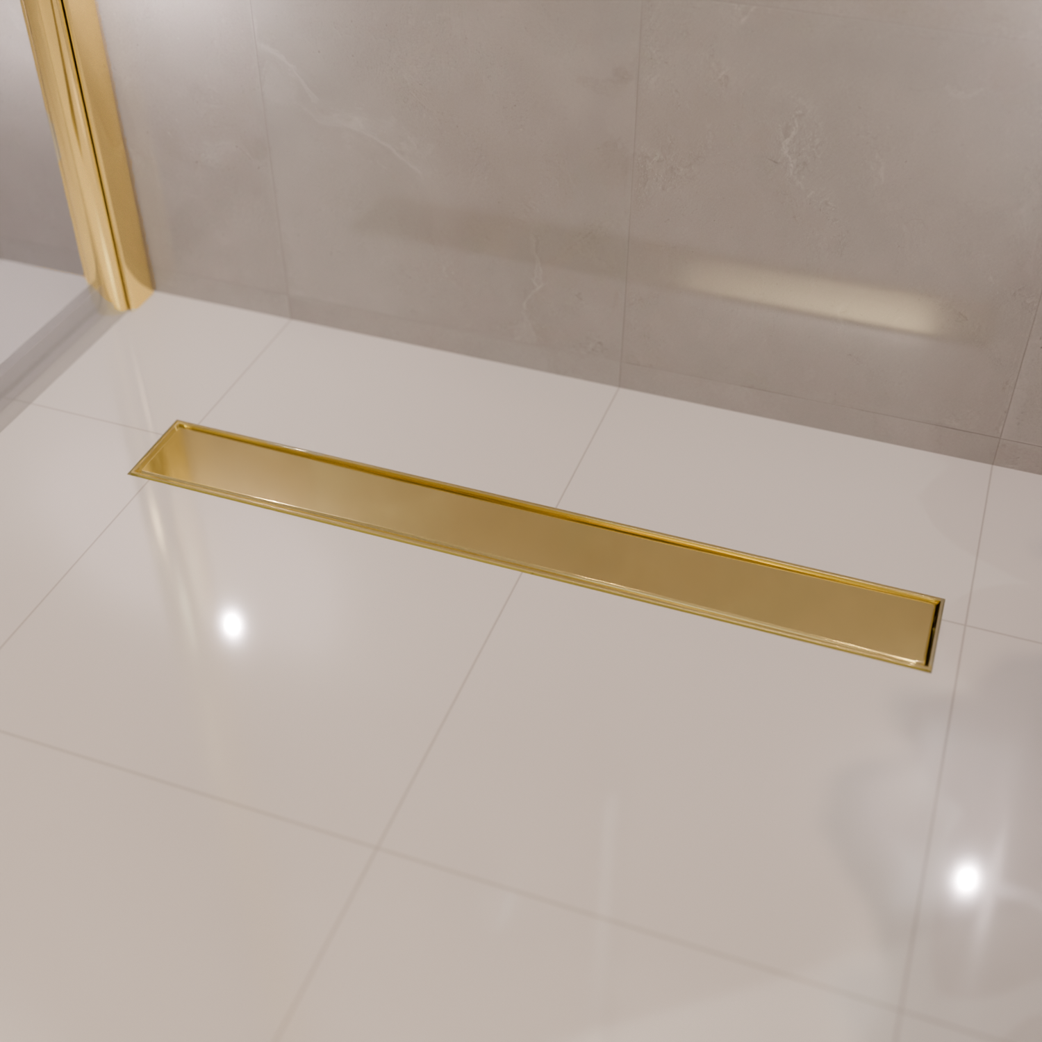 Duschrinne Nilo 70 cm - Gold