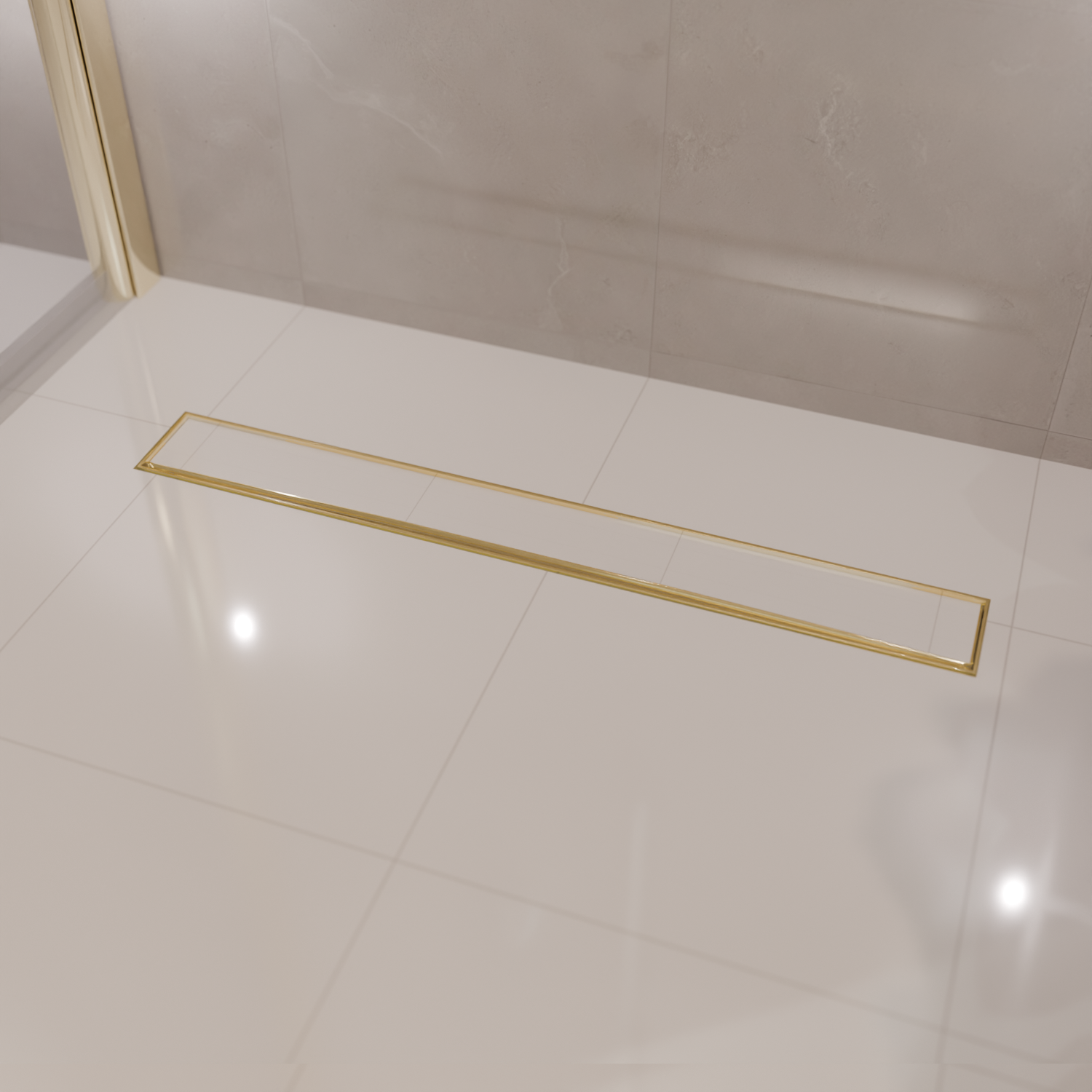 Duschrinne Nilo 60 cm - Gold